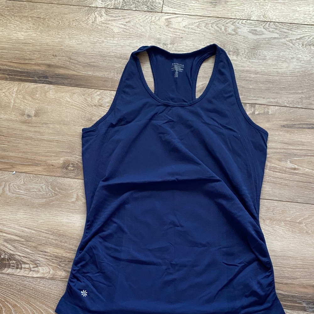 Athleta Navy Blue Women's Tank Top